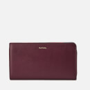 Paul Smith Women's Swirl Trim Zip Around Purse - Bordeaux