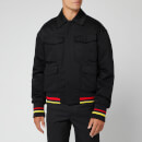 JW Anderson Men's Multi Pocket Quilted Bomber Jacket - Black