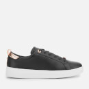 Ted Baker Women's Gielli Leather Low Top Trainers - Black/Black