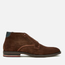 Tommy Hilfiger Men's Signature Hilfiger Suede Desert Boots - Coffee Bean