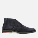 Tommy Hilfiger Men's Signature Hilfiger Suede Desert Boots - Midnight