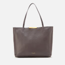 Ted Baker Women's Clarkia Soft Grain Faceted Bar Shopper Bag - Charcoal
