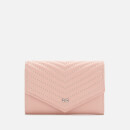 Ted Baker Women's Nourr Quilted Envelope Small Bifold Purse - Pink