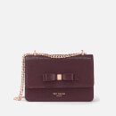 Ted Baker Women's Jayllaa Bow Detail Micro Cross Body Bag - Oxblood