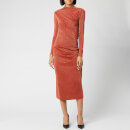 Vivienne Westwood Anglomania Women's Taxa Dress - Rust