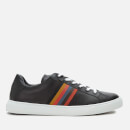 Paul Smith Men's Hansen Leather Cupsole Trainers - Black Artist Stripe