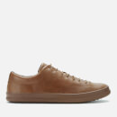 Camper Men's Chasis Leather Low Top Trainers - Medium Brown