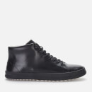 Camper Men's Chasis Leather Hi-Top Trainers - Black