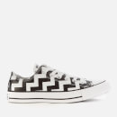 Converse Women's Chuck Taylor All Star Glam Dunk Ox Trainers - White/Black/White