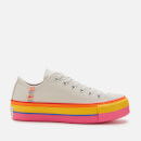 Converse Women's Chuck Taylor All Star Lift Ox Trainers - Vintage White/Pale Putty