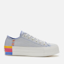 Converse Women's Chuck Taylor All Star Lift Ox Trainers - Ozone Blue/Vintage White
