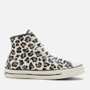 Converse Archive Print Lucky Star Hi-Top Trainers - Driftwood/Light Fawn/Black