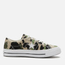 Converse Men's Archive Print One Star Ox Trainers - Candied Ginger/Piquant Green