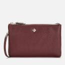 Kate Spade New York Women's Polly Medium Double Gusset Cross Body Bag - Cherrywood