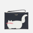 Kate Spade New York Women's Beaded Cat Small Wristlet - Blazer Blue