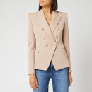 Balmain Women's Six Button Wool Jacket - Pink