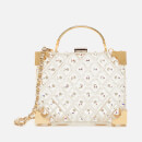 Aspinal of London Women's Mini Trunk Crystal Bag - Transparent - Gold