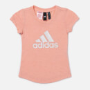 adidas Girls' Young Girls Winner T-Shirt - Pink