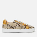 Dune Women's Ellenie S Leopard Print Low Top Trainers - Natural