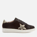 Dune Women's Edris Leather Low Top Trainers - Black