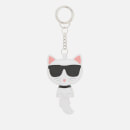Karl Lagerfeld Women's K/Ikonik Choupette Keychain - White