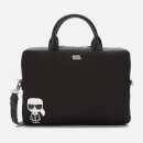 Karl Lagerfeld Women's K/Ikonik Laptop Sleeve with Strap - Black