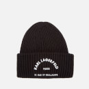 Karl Lagerfeld Women's Rue St. Guillaume Beanie Hat - Black