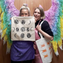 Make your Own Lino Printed Cushion Cover or T-Towel Creative Workshop for Two