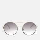Karl Lagerfeld Women's Round Frame Sunglasses - Brown/Gold