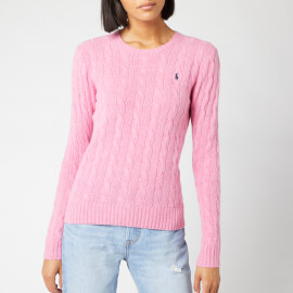 Polo Ralph Lauren Women's Julianna Classic Long Sleeve Jumper - Wine Rose Heather