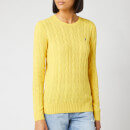 Polo Ralph Lauren Women's Julianna Classic Long Sleeve Jumper - Racing Yellow