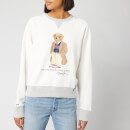 Polo Ralph Lauren Women's Bear Long Sleeve Sweatshirt - Deckwash White