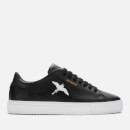 Axel Arigato Women's Clean 90 Taped Bird Leather Cupsole Trainers - Black/Black