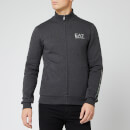 Emporio Armani EA7 Men's Track Jacket with Taping - Carbon Melange
