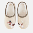 Joules Women's Felt Mule Slippers - Cream Dog