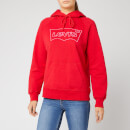 Levi's Women's Graphic Sport Hoodie - Hsmk Outline Hoodie Brilliant Red