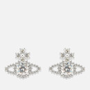 Vivienne Westwood Women's Valentina Orb Earrings - Rhodium White