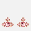Vivienne Westwood Women's Brucella Bas Relief Earrings - Pink Gold Rose