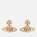 Vivienne Westwood Women's Virginia Bas Relief Earrings - Gold White