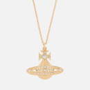 Vivienne Westwood Women's Minnie Bas Relief Pendant - Gold Crystal