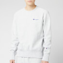 Champion Men's Small Script Sweatshirt - Grey Marl