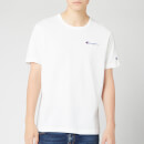 Champion Men's Small Script Crew Neck T-Shirt - White