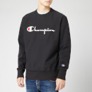 Champion Men's Big Script Sweatshirt - Black
