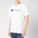 Champion Men's Big Script Crew Neck T-Shirt - White