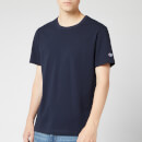 Champion Men's Sleeve Logo Crew Neck T-Shirt - Navy
