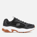 Skechers Women's Stamina Classy Trail Snake Emboss Trainers - Black