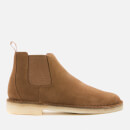 Clarks Originals Men's Suede Desert Chelsea Boots - Cola