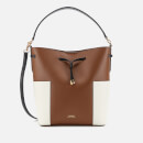Lauren Ralph Lauren Women's Debby Medium Drawstring Bag - Field Brown/Vanilla/Black