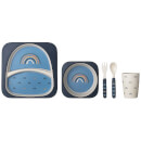 Bloomingville Bamboo Serving Set - Blue