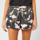 The Upside Women's Forest Camo Running Shorts - Camo/Multi